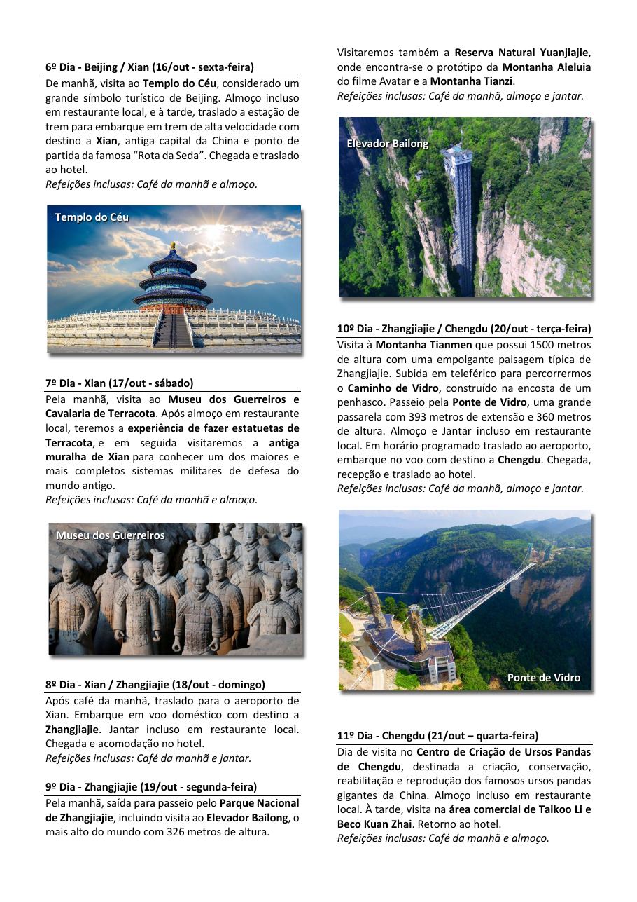 China — Natureza e Gastronomia — página 2