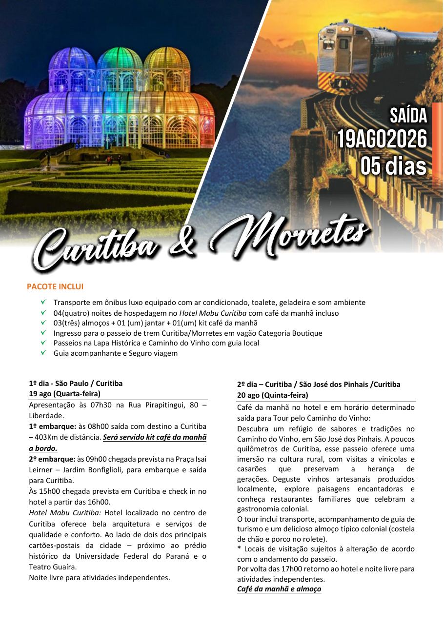 Curitiba & Morretes — página 1