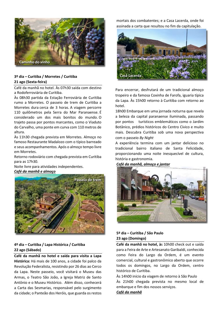 Curitiba & Morretes — página 2