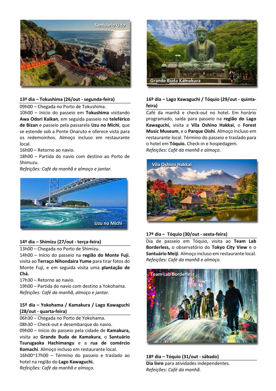 Japão & Busan — Cruzeiro Diamond Princess — página 3