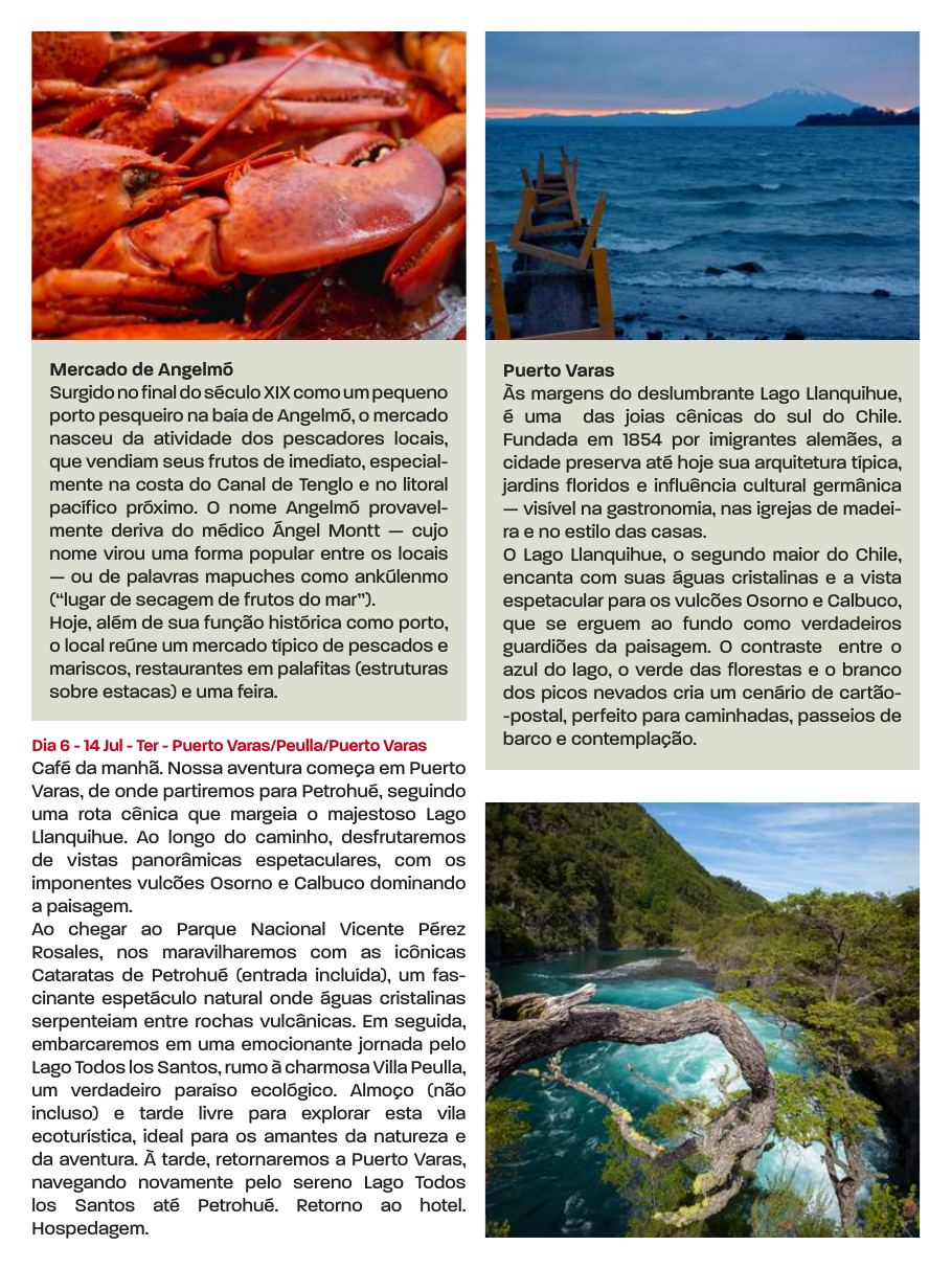 Lagos Chilenos — saída de julho — página 6